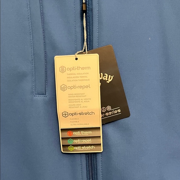 Callaway Men's Blue and Black Jacket large New - Picture 4 of 8